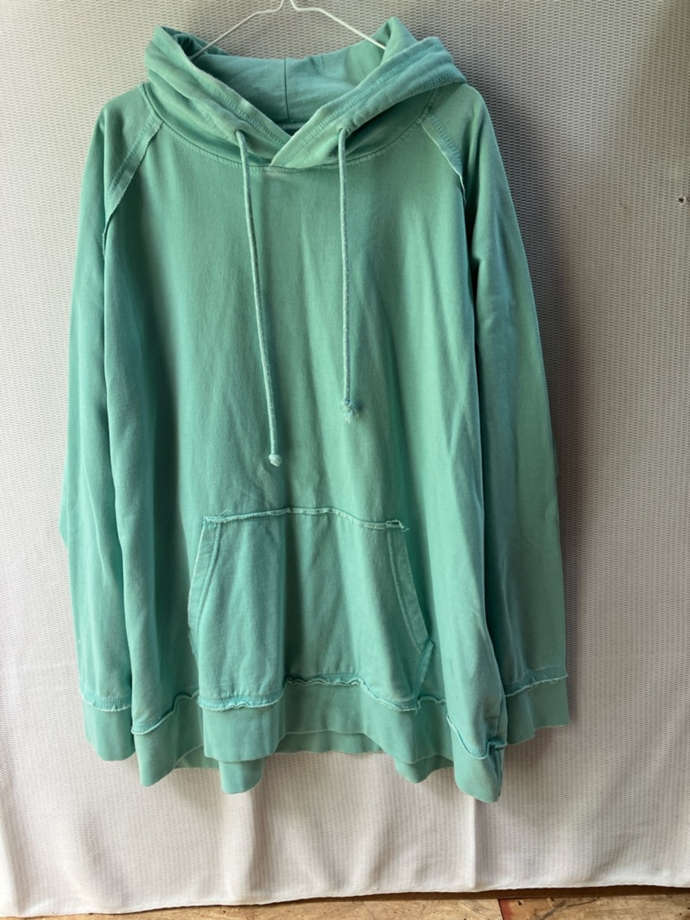 Light Teal Hoodie Sweatshirt - Unbranded